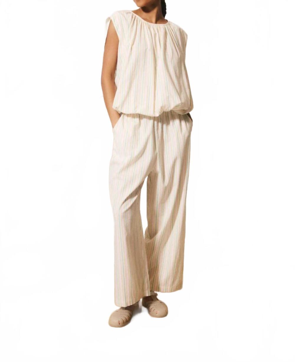NEW FRNCH carmela wide leg pants in beige